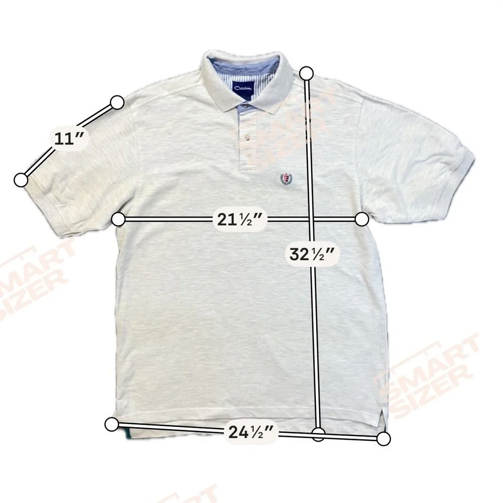 Catalina Polo Shirt Men's Size Large Gray Pique Cotton Short Sleeve NWT - Picture 9 of 10